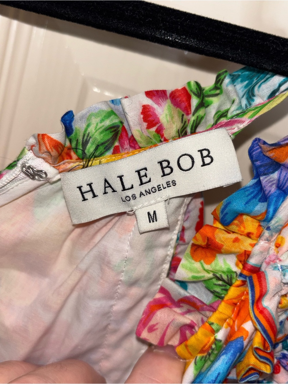 Miriam Voile Dress Ivory by Hale Bob Size Medium - Picture 9 of 10